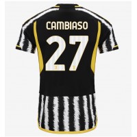 Pánský Fotbalový dres Juventus Andrea Cambiaso #27 2023-24 Domácí Krátký Rukáv